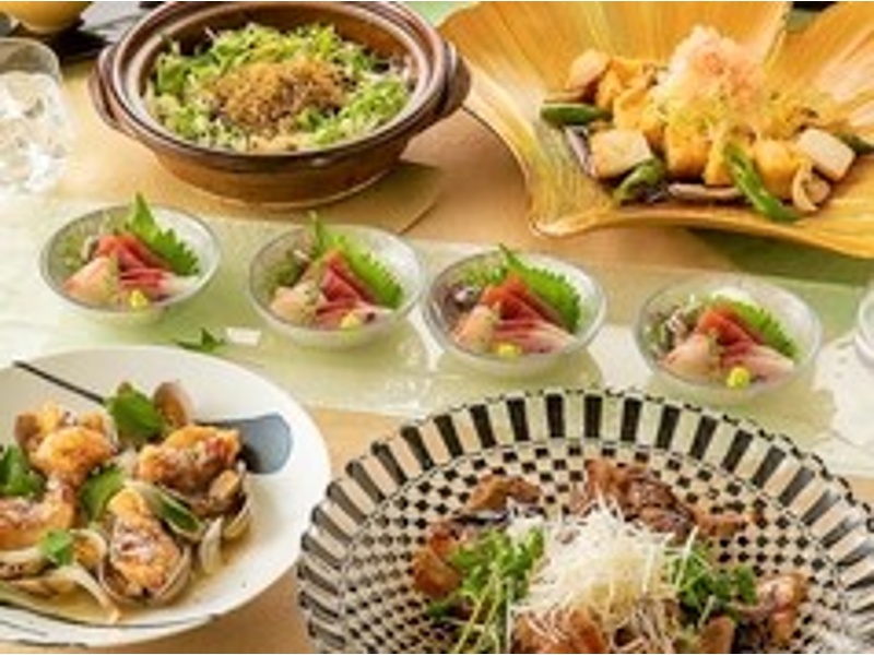 【あおいコース】全7品 2時間飲放付 5830円⇒5300円（税込）
