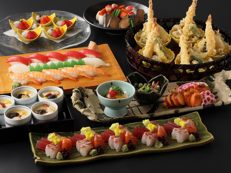 日本料理「藤さわ」フリードリンク付き大皿卓盛りプラン