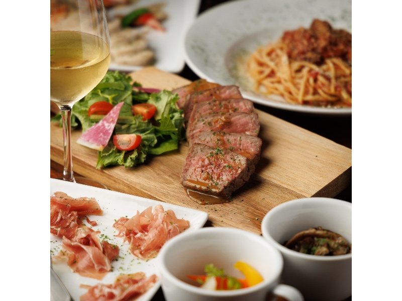 【★人気No.1★】牛の赤身ステーキコース★90分飲み放題付き