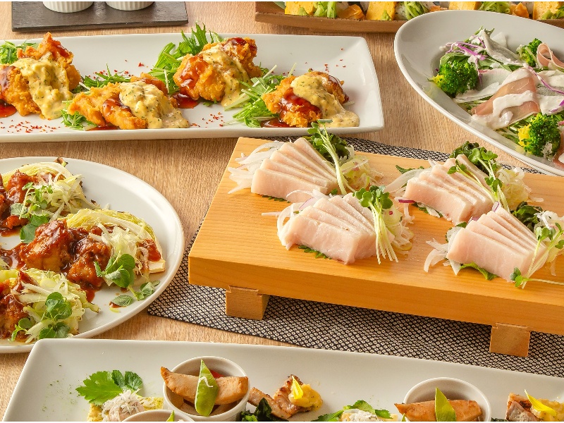 《個室確約》【味わいコース】全7品 2時間飲み放題付 4730円⇒4300円(税込)