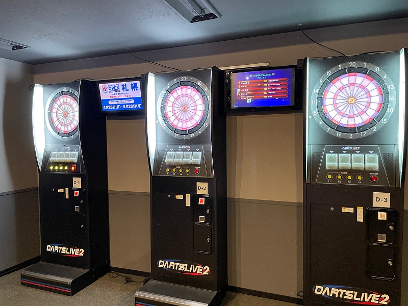ダーツ×3台