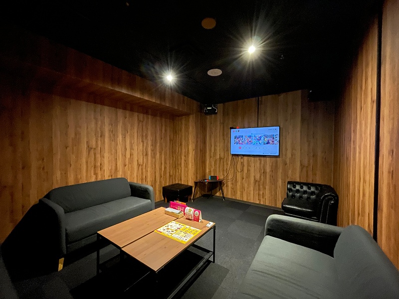 パーティールーム②
ご利用人数う 4~6名
テレビゲーム、ボードゲーム貸出有り