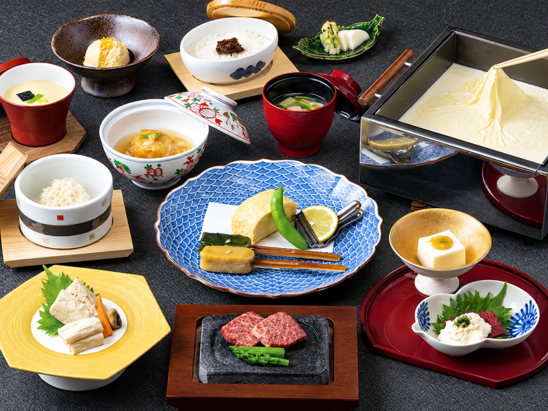 【梅の花懐石－極－】黒毛和牛と魚の西京焼きが選べる懐石 全14品