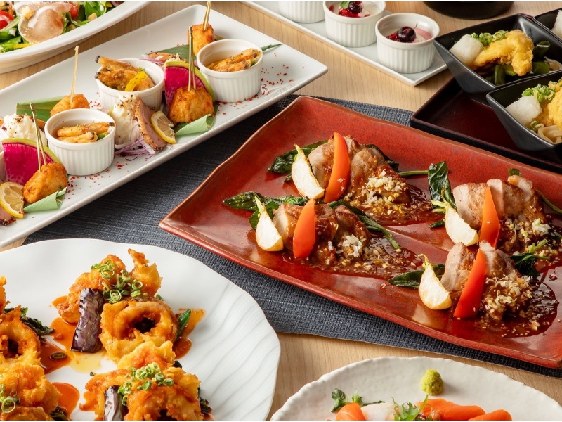 【旬の味覚コース】全7品 2時間飲み放題付 5280円⇒4800円（税込）