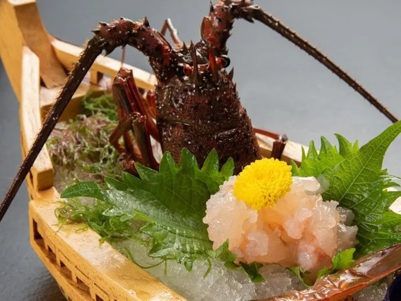 伊勢海老お造り一尾付会席