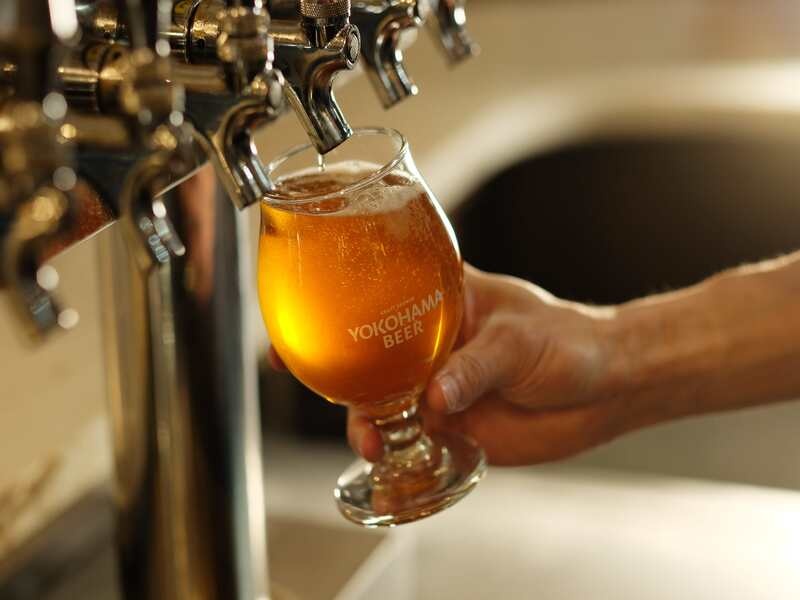 横浜ビール直営!
出来たてビールをお楽しみ下さい!