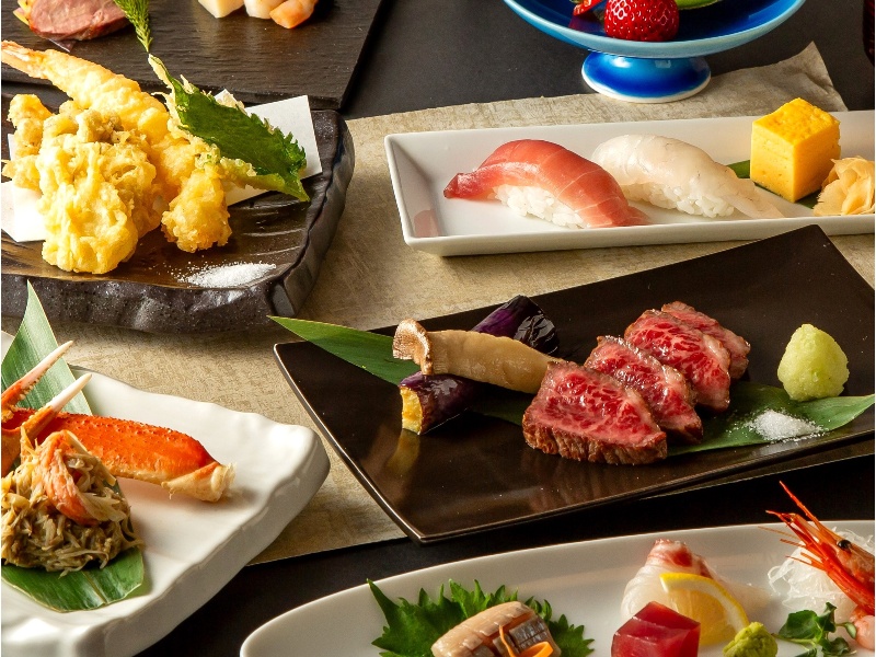 《個室確約》【和洋折衷コース】全9品 2時間飲放題付 8030円⇒7300円（税込）