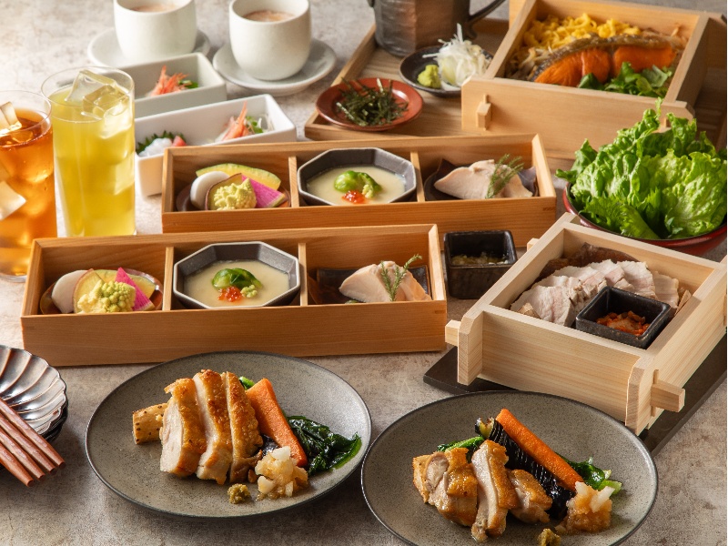 【蒸籠(せいろ)懐石コース】全7品 2時間飲み放題付 5830円⇒5300円（税込）