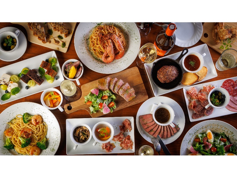 【★お肉もデザートも★】美食晩餐コース★90分飲み放題付き