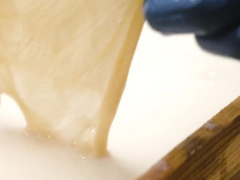 厳選素材を使い、職人が手作業で引き上げる食感豊かな手作り湯葉